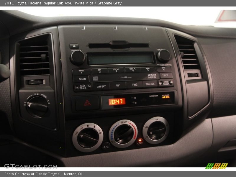 Pyrite Mica / Graphite Gray 2011 Toyota Tacoma Regular Cab 4x4