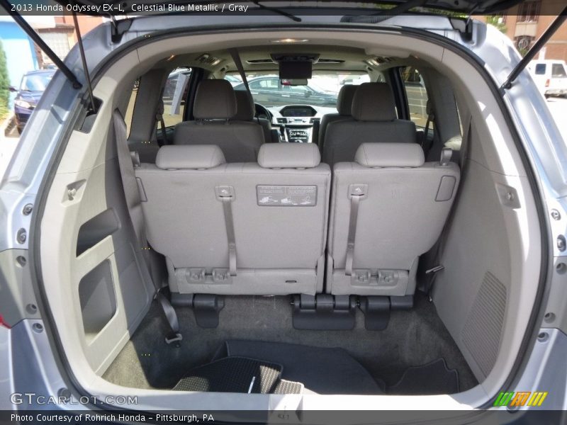 Celestial Blue Metallic / Gray 2013 Honda Odyssey EX-L