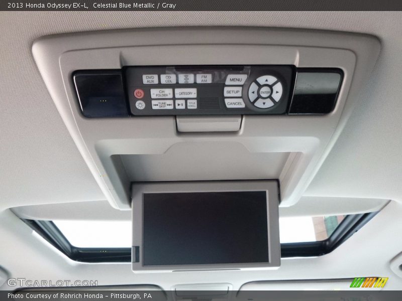 Celestial Blue Metallic / Gray 2013 Honda Odyssey EX-L