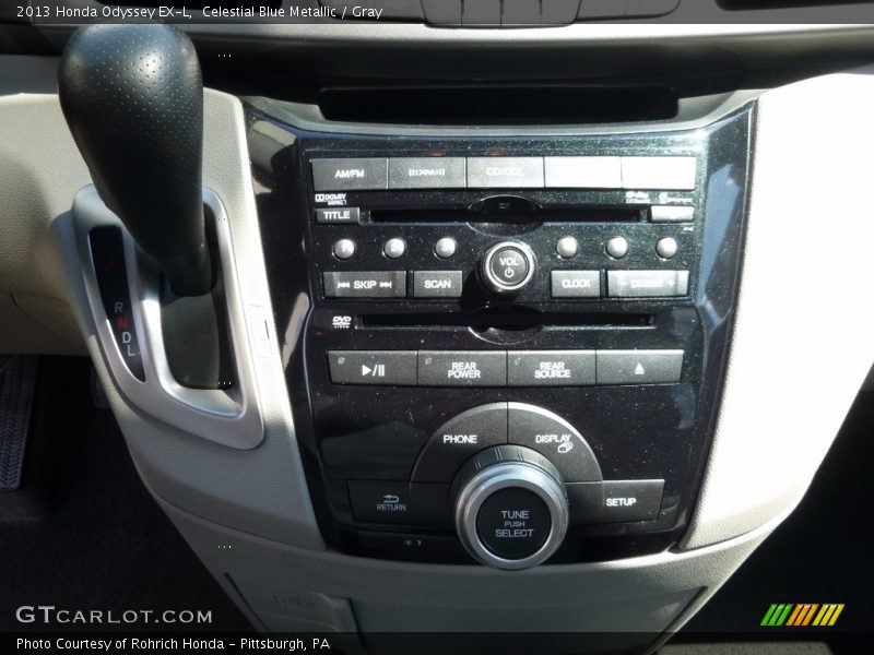 Celestial Blue Metallic / Gray 2013 Honda Odyssey EX-L