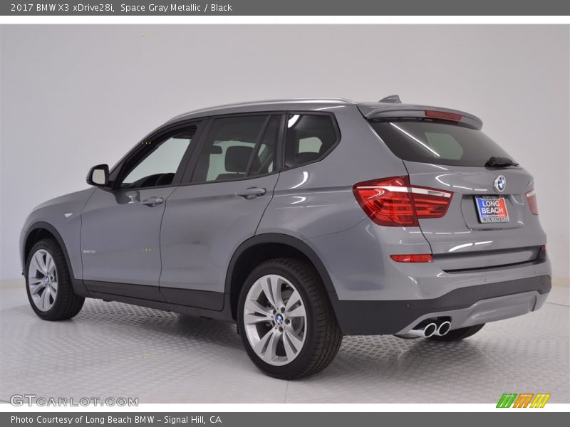 Space Gray Metallic / Black 2017 BMW X3 xDrive28i