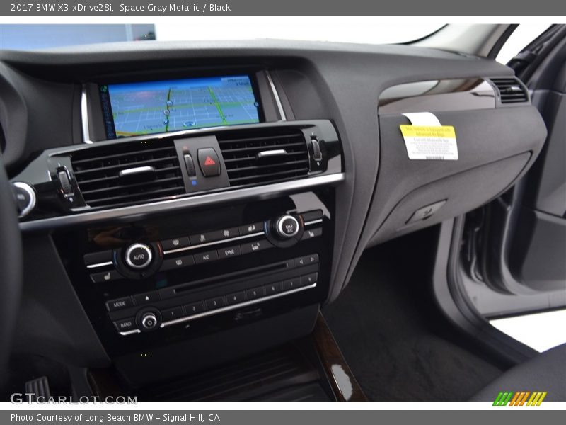 Space Gray Metallic / Black 2017 BMW X3 xDrive28i