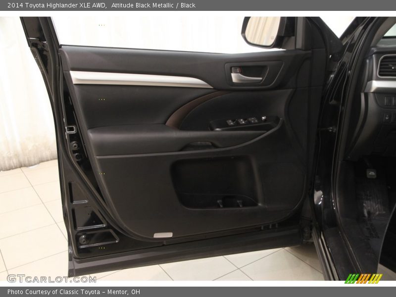 Attitude Black Metallic / Black 2014 Toyota Highlander XLE AWD