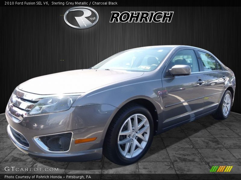 Sterling Grey Metallic / Charcoal Black 2010 Ford Fusion SEL V6