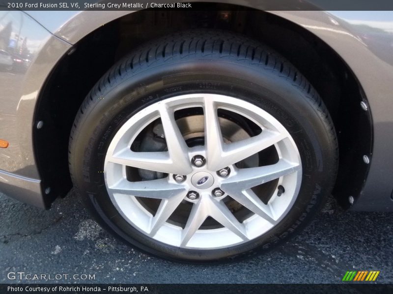 Sterling Grey Metallic / Charcoal Black 2010 Ford Fusion SEL V6