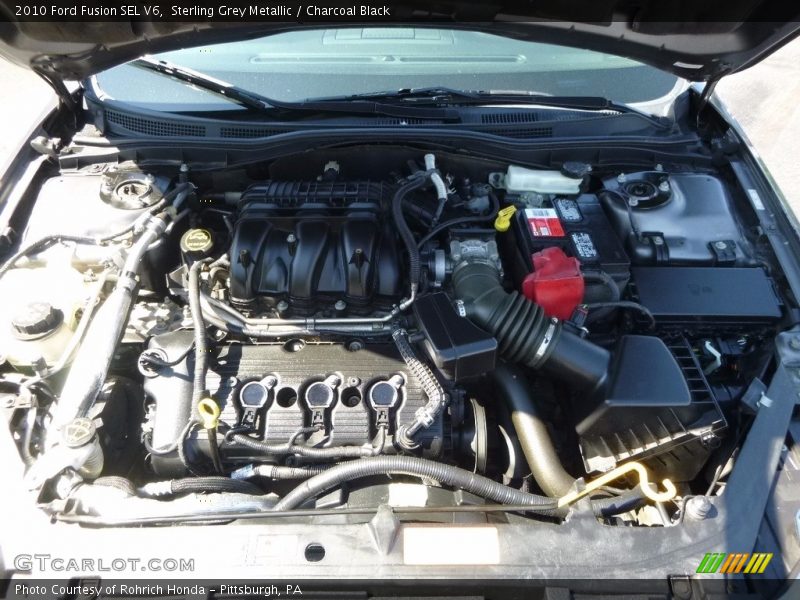 Sterling Grey Metallic / Charcoal Black 2010 Ford Fusion SEL V6
