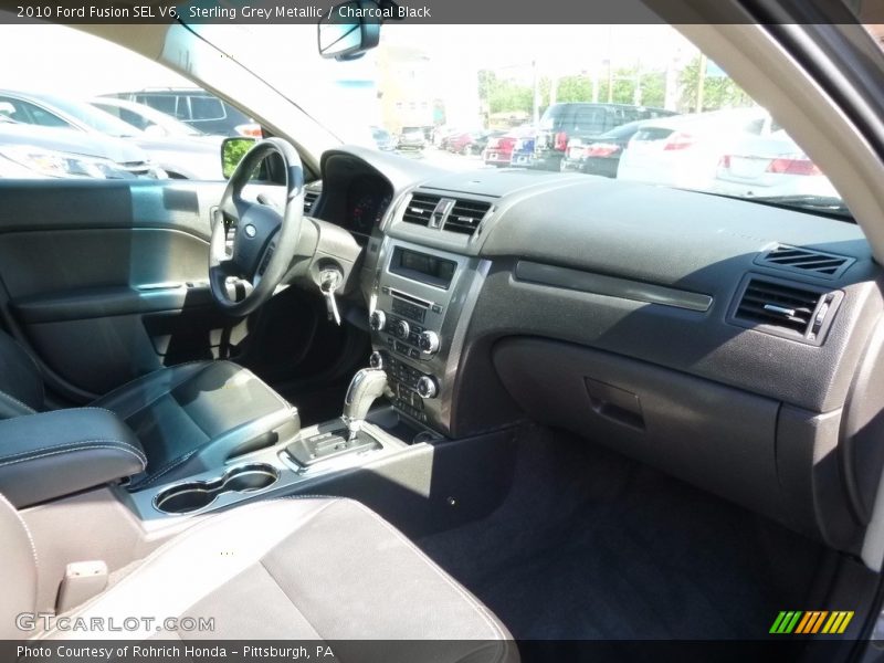 Sterling Grey Metallic / Charcoal Black 2010 Ford Fusion SEL V6