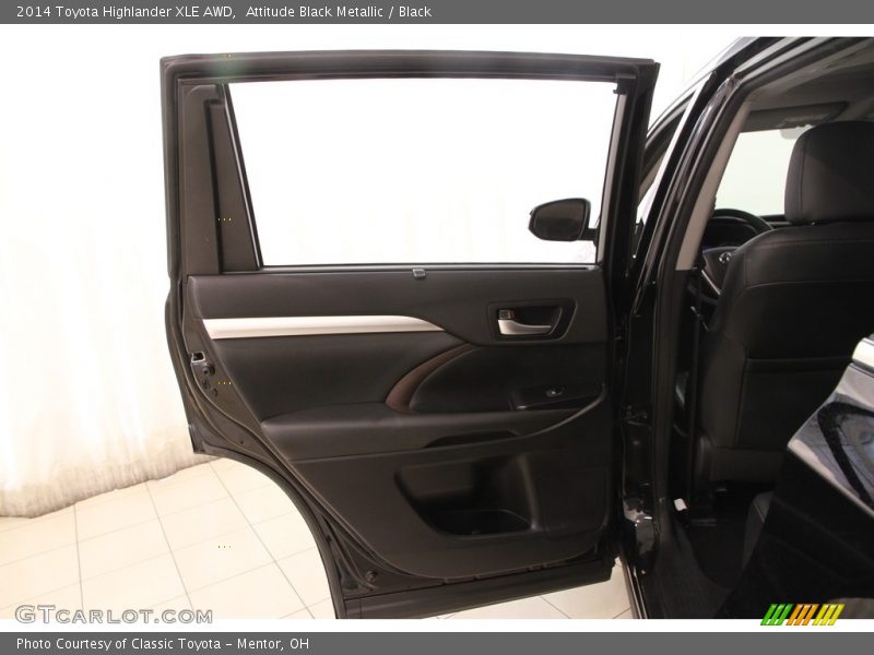 Attitude Black Metallic / Black 2014 Toyota Highlander XLE AWD