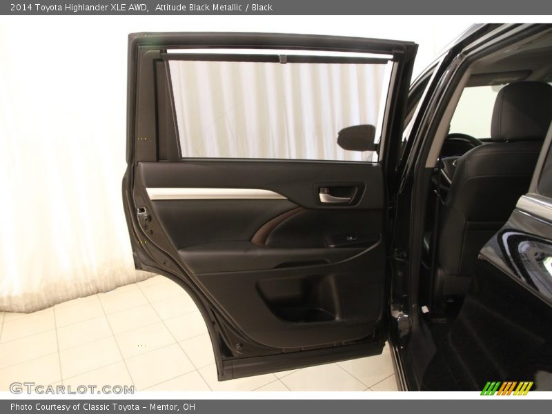Attitude Black Metallic / Black 2014 Toyota Highlander XLE AWD