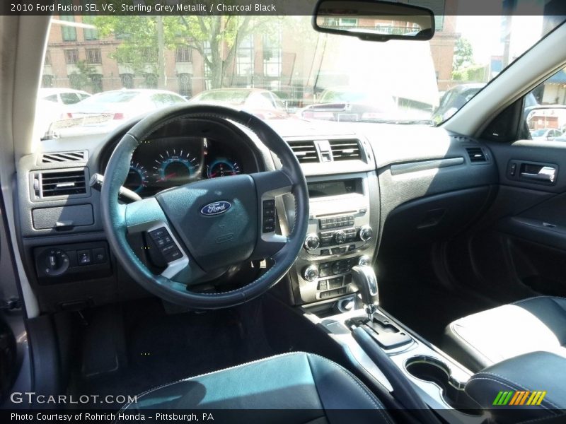 Sterling Grey Metallic / Charcoal Black 2010 Ford Fusion SEL V6