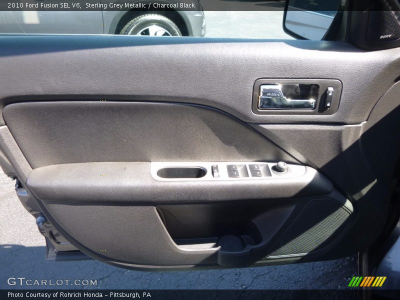 Sterling Grey Metallic / Charcoal Black 2010 Ford Fusion SEL V6