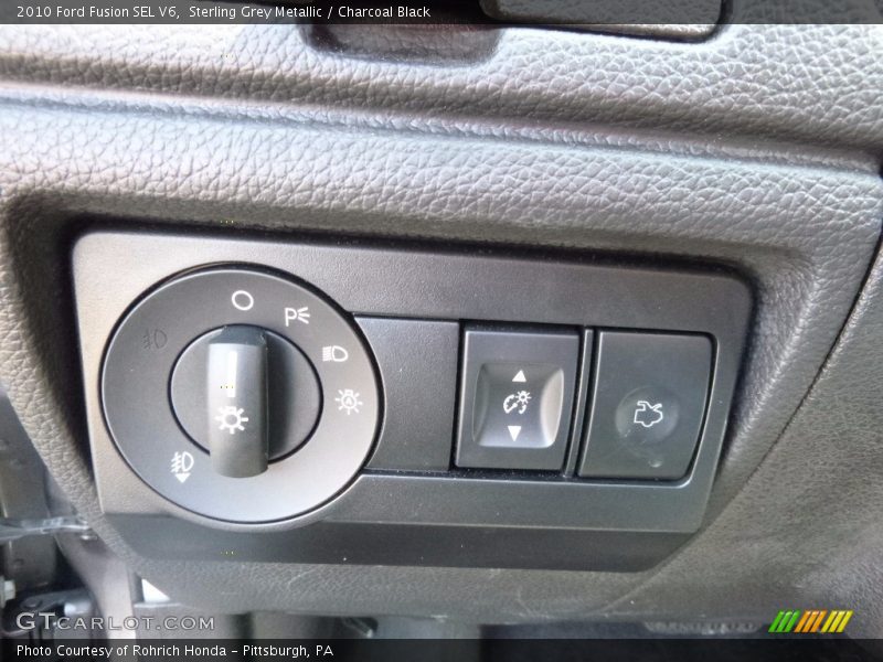 Sterling Grey Metallic / Charcoal Black 2010 Ford Fusion SEL V6