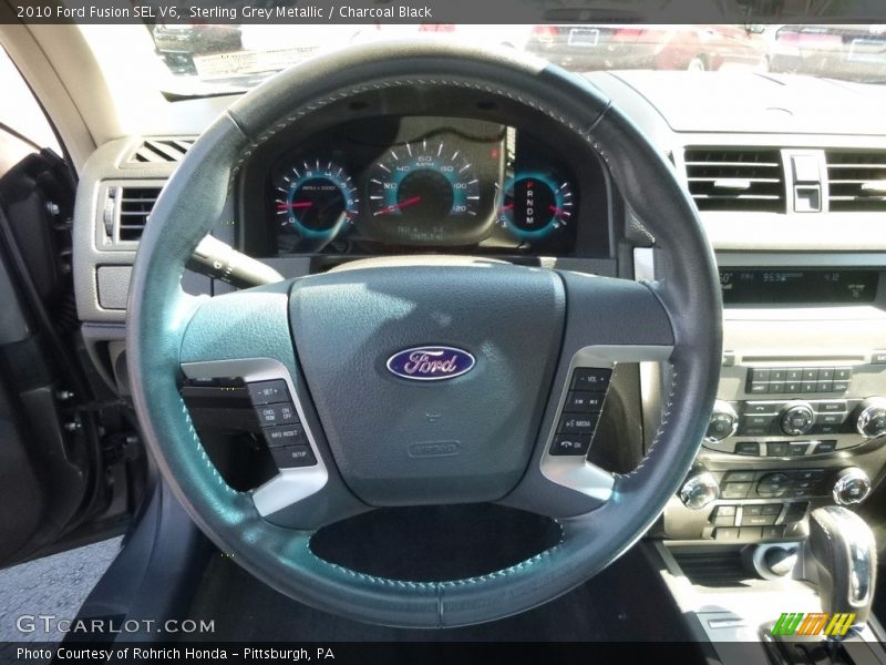 Sterling Grey Metallic / Charcoal Black 2010 Ford Fusion SEL V6