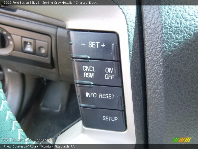 Sterling Grey Metallic / Charcoal Black 2010 Ford Fusion SEL V6