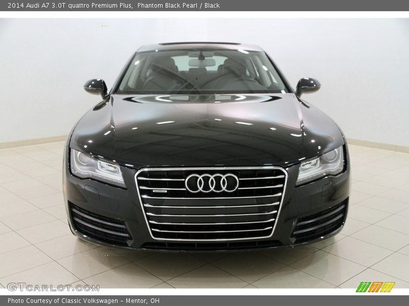 Phantom Black Pearl / Black 2014 Audi A7 3.0T quattro Premium Plus