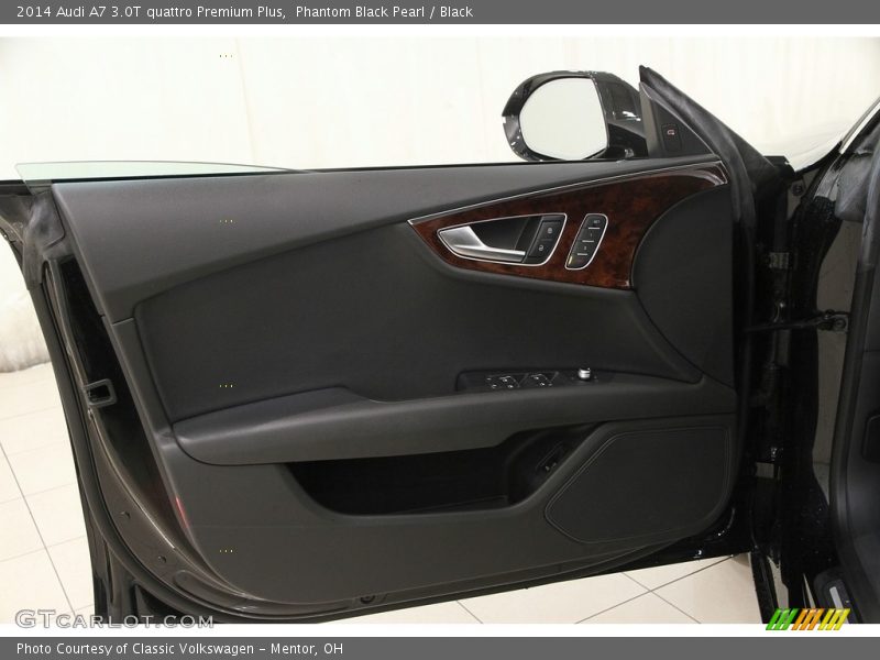 Phantom Black Pearl / Black 2014 Audi A7 3.0T quattro Premium Plus