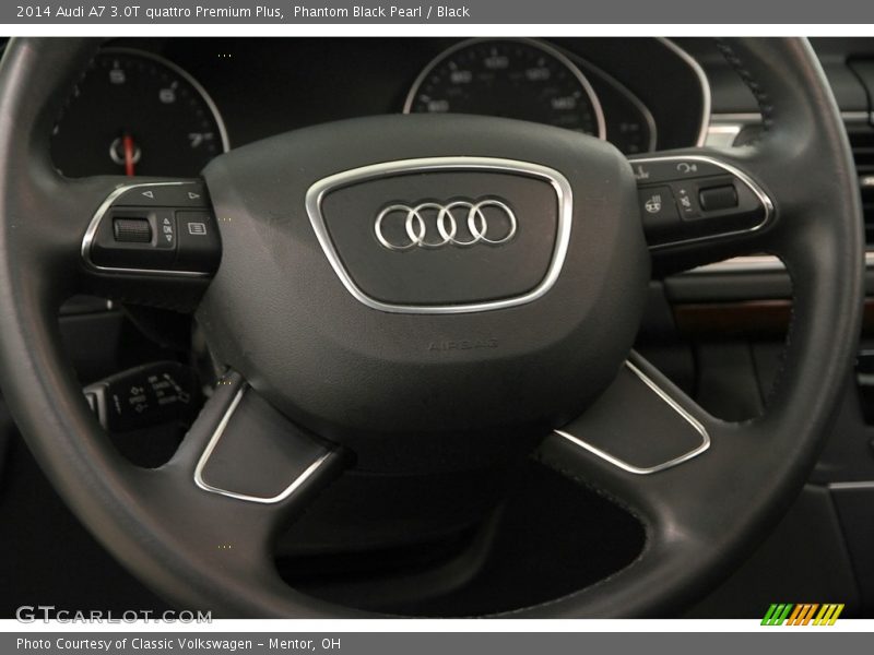 Phantom Black Pearl / Black 2014 Audi A7 3.0T quattro Premium Plus