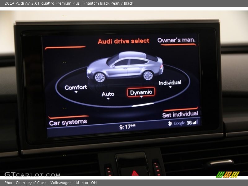 Phantom Black Pearl / Black 2014 Audi A7 3.0T quattro Premium Plus