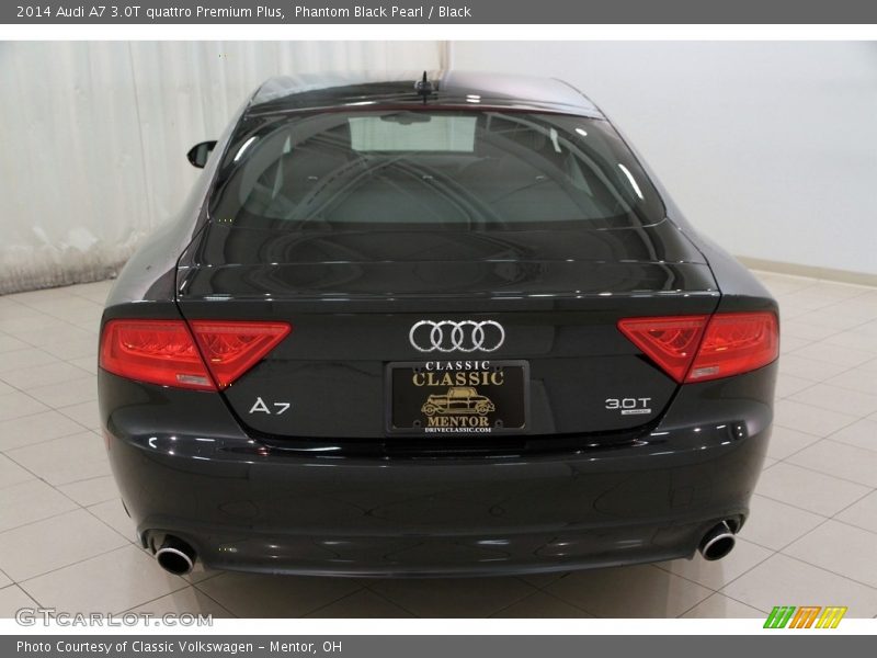 Phantom Black Pearl / Black 2014 Audi A7 3.0T quattro Premium Plus
