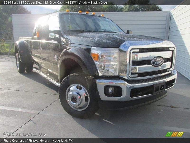 Shadow Black / Steel 2016 Ford F350 Super Duty XLT Crew Cab 4x4 DRW