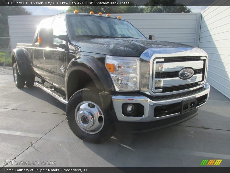 Shadow Black / Steel 2016 Ford F350 Super Duty XLT Crew Cab 4x4 DRW