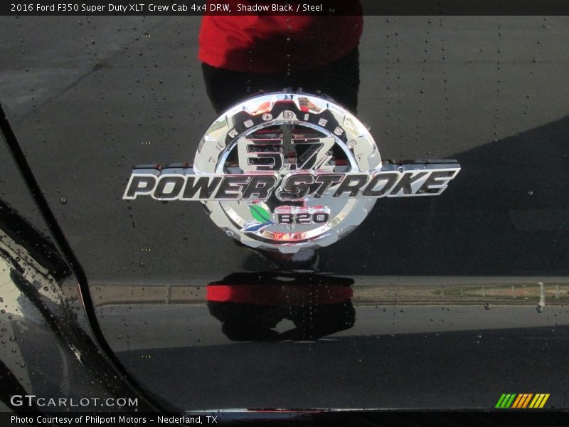 Shadow Black / Steel 2016 Ford F350 Super Duty XLT Crew Cab 4x4 DRW
