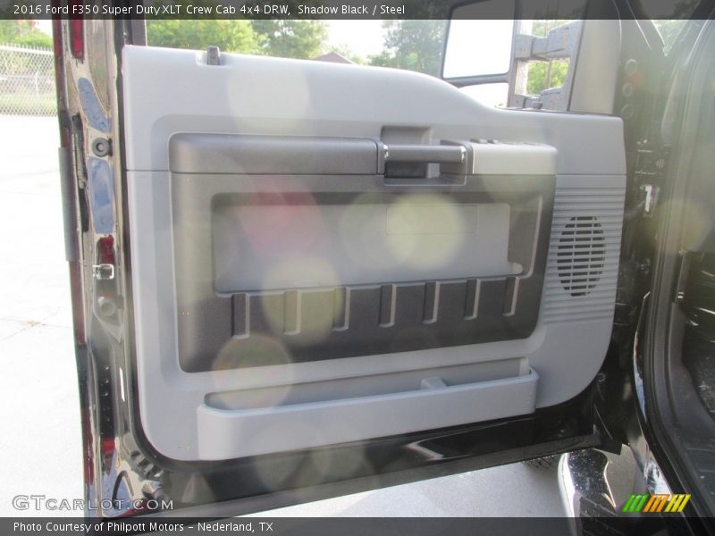 Shadow Black / Steel 2016 Ford F350 Super Duty XLT Crew Cab 4x4 DRW