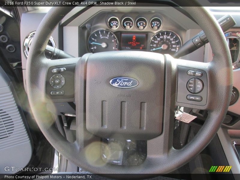 Shadow Black / Steel 2016 Ford F350 Super Duty XLT Crew Cab 4x4 DRW
