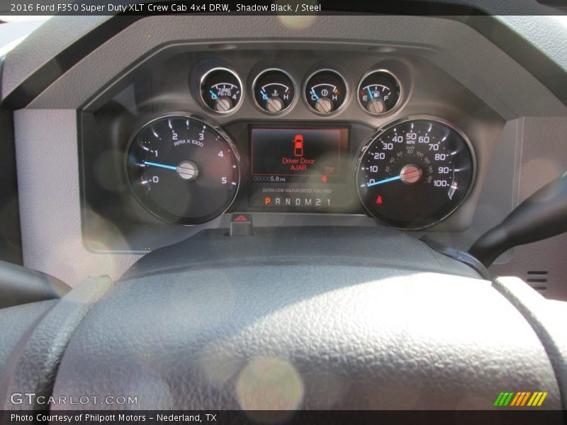 Shadow Black / Steel 2016 Ford F350 Super Duty XLT Crew Cab 4x4 DRW