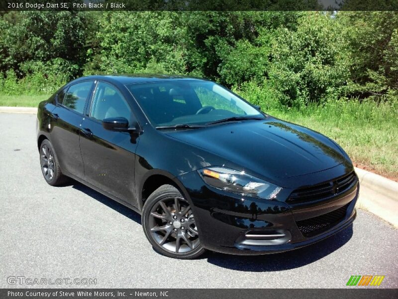 Pitch Black / Black 2016 Dodge Dart SE