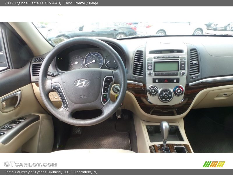 Cabo Bronze / Beige 2012 Hyundai Santa Fe GLS AWD