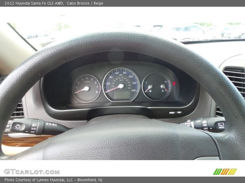Cabo Bronze / Beige 2012 Hyundai Santa Fe GLS AWD