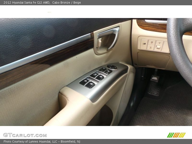 Cabo Bronze / Beige 2012 Hyundai Santa Fe GLS AWD