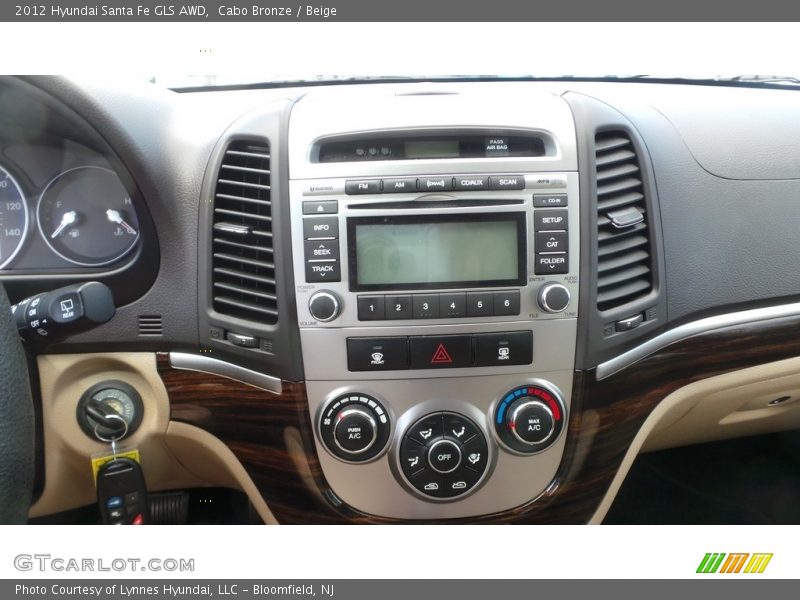 Cabo Bronze / Beige 2012 Hyundai Santa Fe GLS AWD