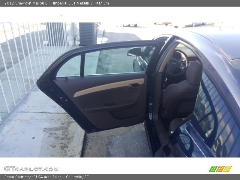 Imperial Blue Metallic / Titanium 2012 Chevrolet Malibu LT