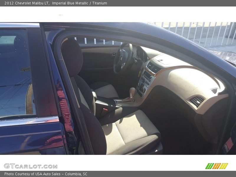 Imperial Blue Metallic / Titanium 2012 Chevrolet Malibu LT