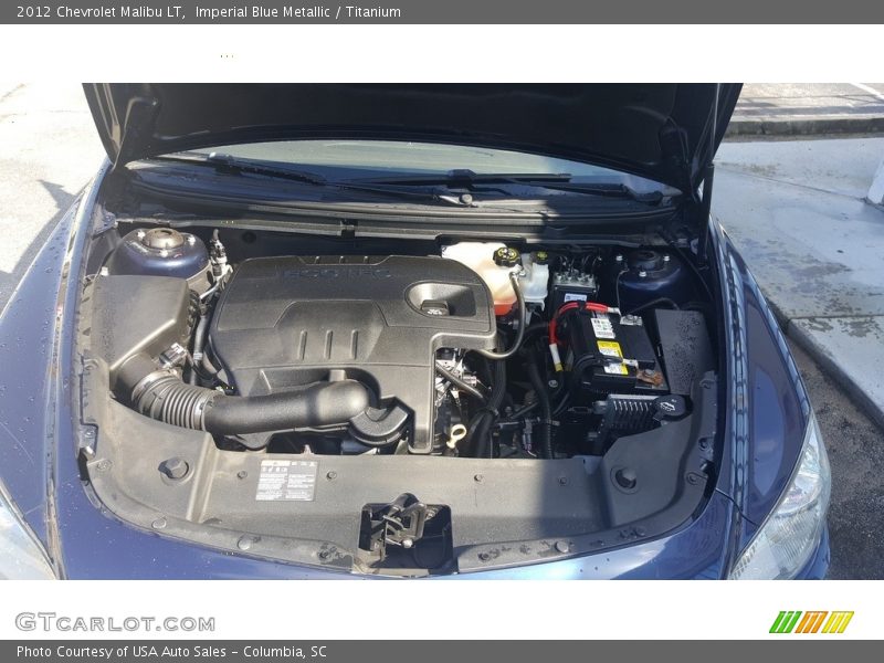 Imperial Blue Metallic / Titanium 2012 Chevrolet Malibu LT