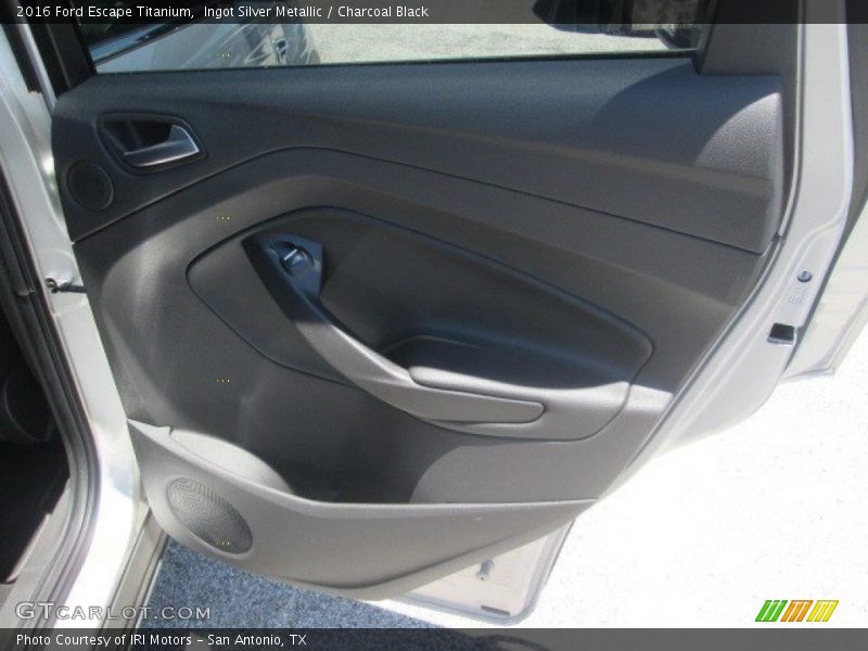 Ingot Silver Metallic / Charcoal Black 2016 Ford Escape Titanium