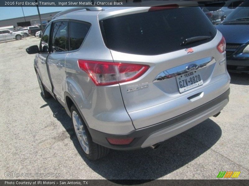 Ingot Silver Metallic / Charcoal Black 2016 Ford Escape Titanium