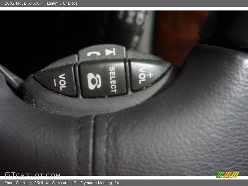 Platinum / Charcoal 2003 Jaguar XJ XJ8