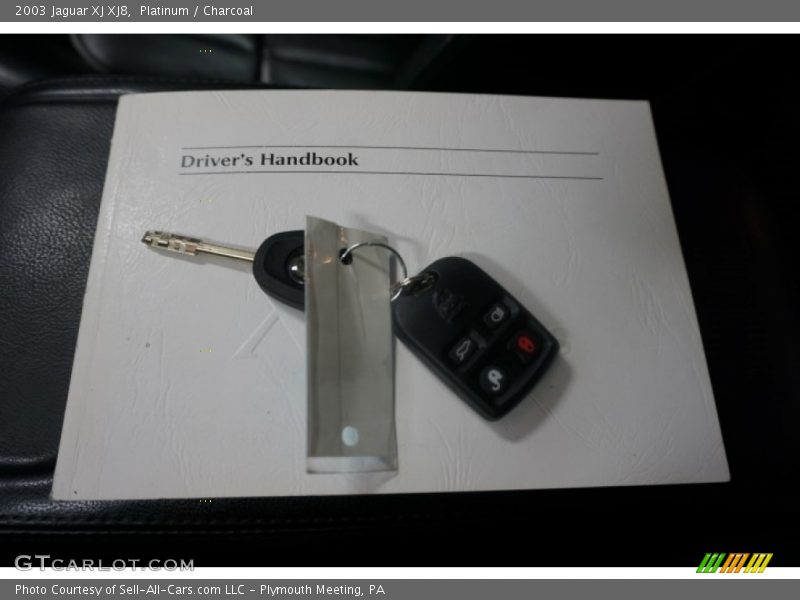 Platinum / Charcoal 2003 Jaguar XJ XJ8