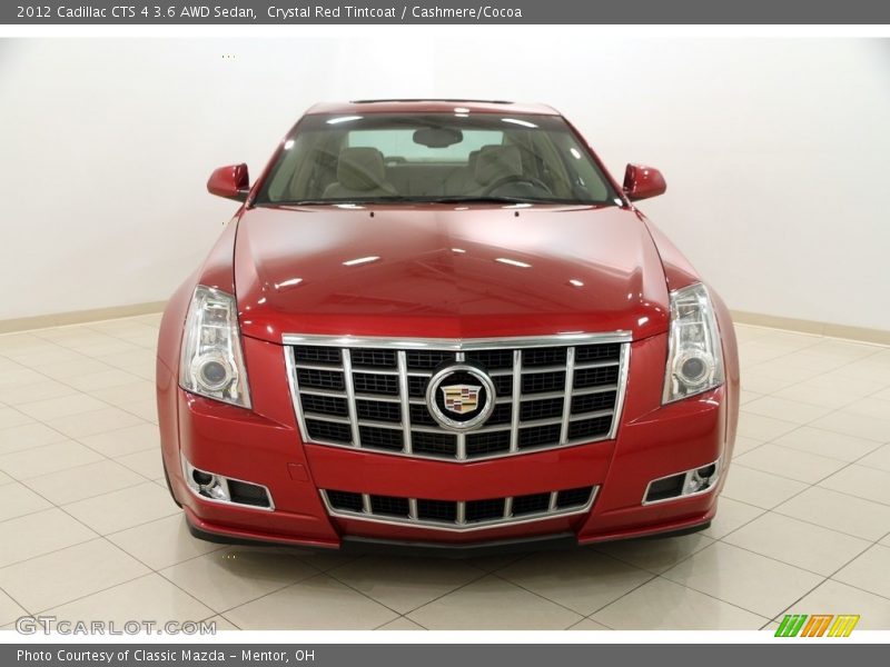 Crystal Red Tintcoat / Cashmere/Cocoa 2012 Cadillac CTS 4 3.6 AWD Sedan
