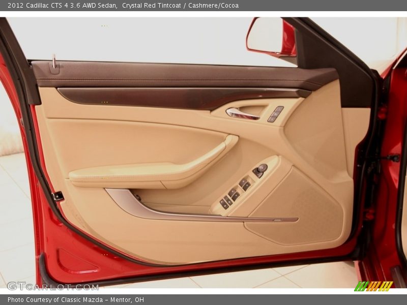 Crystal Red Tintcoat / Cashmere/Cocoa 2012 Cadillac CTS 4 3.6 AWD Sedan
