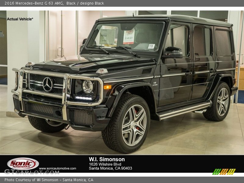 Black / designo Black 2016 Mercedes-Benz G 63 AMG