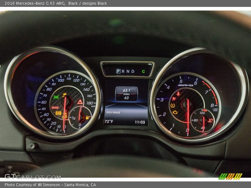 Black / designo Black 2016 Mercedes-Benz G 63 AMG