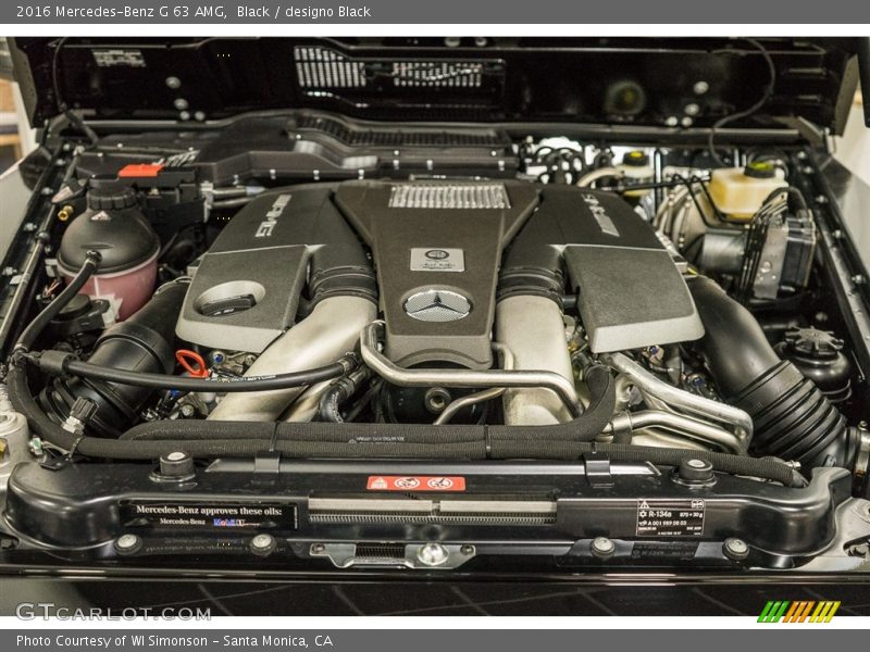  2016 G 63 AMG Engine - 5.5 AMG Liter DI biturbo DOHC 32-Valve VVT V8