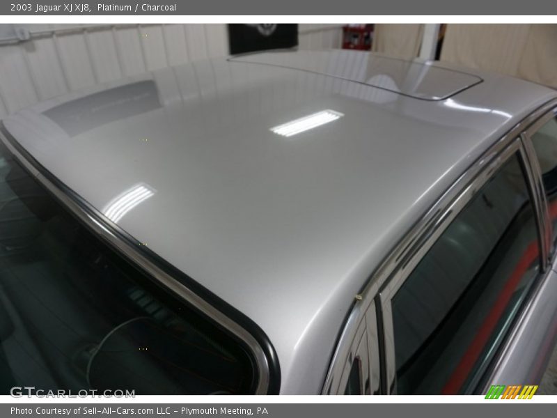 Platinum / Charcoal 2003 Jaguar XJ XJ8