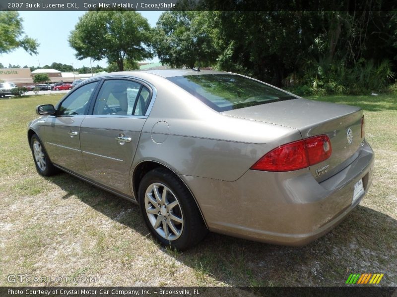 Gold Mist Metallic / Cocoa/Shale 2007 Buick Lucerne CXL