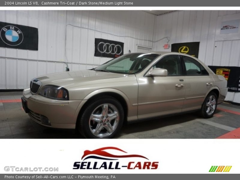 Cashmere Tri-Coat / Dark Stone/Medium Light Stone 2004 Lincoln LS V8