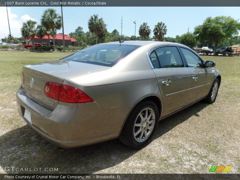 Gold Mist Metallic / Cocoa/Shale 2007 Buick Lucerne CXL